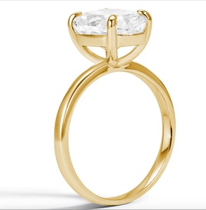 Anelli di Coppia <span class=keywords><strong>Solitario</strong></span> in <span class=keywords><strong>Argento</strong></span> Sterling S925 con Diamante Moissanite VVS1 di Alta Moda per Fidanzamento e Matrimonio - Product Image 2
