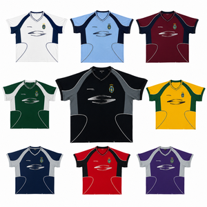 Maillot de sport streetwear unisexe personnalisé, coupe ample, en polyester respirant, sublimation, pour l'été, football américain - Product Image 1