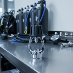 Adaptateur de régulateur de compresseur d'<span class=keywords><strong>air</strong></span> Sinodiving DIN vers Yoke, convertisseur pour plongée, en laiton, 232 bars 3360 psi - Product Image 2