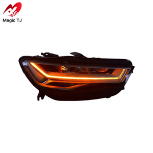 Fari Anteriori a LED per <span class=keywords><strong>Audi</strong></span> <span class=keywords><strong>A6</strong></span> A6L C7 Avant <span class=keywords><strong>Allroad</strong></span> 2012 2013 2014 2015 2016 2017 2018 Accessori Auto Aggiornamento Proiettori Anteriori - Product Image 2