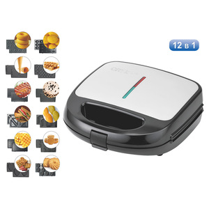 ORVICA Máquina Multifuncional 12 en 1 para Desayunos, Asador de Bistecs, Parrilla para Carne BBQ y Máquina para Hacer Donuts - Product Image 3
