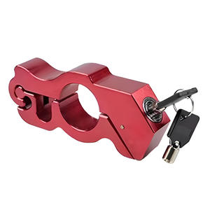 <b>Motorcycle</b> Handlebar Aluminum <b>Lock</b> Grip Clamp Security Device Anti Theft Durable Lightweight Portable Protection - Product Image 3
