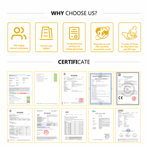 儿童圣诞袜填充物-无毒DIY空气干燥粘土玩具Arcilla Seca Al Aire Juguete De Arcilla圣诞装饰品套装 - Product Image 3