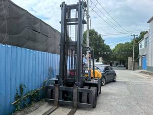 รถยก TCM 7T มือสอง เสากระโดง 2 ท่อน เครื่องยนต์ดีเซล ชั่วโมงการใช้งานต่ำ ยกสูง 6000 มม. เกียร์และมอเตอร์บำรุงรักษาอย่างดี พร้อมใช้งาน - Product Image 3