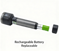 Lampe de poche LED au lithium-ion, super lumineuse, longue portée, haute puissance, pour usage extérieur et domestique, rechargeable par USB, mini torche d'urgence