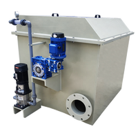 20m 3/hr eWater Aquaculture petit système de filtre à tambour rotatif pour étang Koi avec écran de remplacement pour filtre à tambour