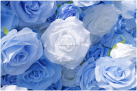 NINI Groothandel Moderne Op Maat Gemaakte Kleuren Zijden Kunstbloemen 3D Handgemaakte Decoratieve Wanddecoratie voor Bruiloft Babyshower Moederdag