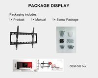 Nuevo Soporte de Pared Universal para TV LCD LED DWD988T, Venta al Por Mayor