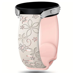 Correa <span class=keywords><strong>de</strong></span> Silicona Grabada con Láser Win-Win para <span class=keywords><strong>Apple</strong></span> <span class=keywords><strong>Watch</strong></span>, Correa <span class=keywords><strong>de</strong></span> Goma con Patrón Floral - Product Image 4