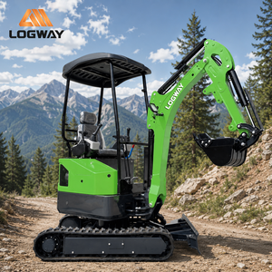 รถขุดขนาดเล็ก LOGWAY 20X ได้รับการรับรองจาก EU EPA พร้อมหลังคา ระบบตรวจจับแรงกด ยางตีนตะขาบ สำหรับใช้งานในสวน ไร่นา และงานก่อสร้างทั่วไป - Product Image 1