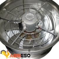 Ventilateur de circulation d'air pour volailles, ventilateur de mélange d'air pour système de ventilation des poulaillers de poulets de chair, pondeuses et reproducteurs