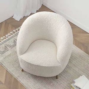 Nordic divano singolo moderno per il tempo libero sedia per la casa <span class=keywords><strong>soggiorno</strong></span> Diverse opzioni di colore del tessuto mobili per la casa - Product Image 5