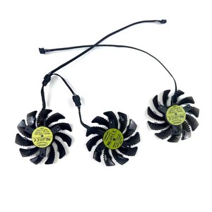 Ventilador de gráficos 78mm T128010SU RTX3060 3060Ti para <span class=keywords><strong>GIGABYTE</strong></span> GeForce RTX <span class=keywords><strong>3060</strong></span> RTX <span class=keywords><strong>3060</strong></span> Ti <span class=keywords><strong>Vision</strong></span> OC 3X WINDFORCE ventilador de tarjeta de vídeo - Product Image 2