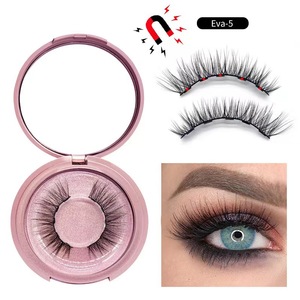 Cils magnétiques avec eyeliner 2 pièces Kit <span class=keywords><strong>de</strong></span> cils magnétiques d'aspect le plus naturel avec applicateur Faux cils réutilisables - Product Image 5