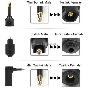 <span class=keywords><strong>Adaptateur</strong></span> de câble audio <span class=keywords><strong>optique</strong></span> numérique à fibre <span class=keywords><strong>optique</strong></span> Toslink vers Mini Toslink vers <span class=keywords><strong>Jack</strong></span> 3.5mm à angle droit - Product Image 6