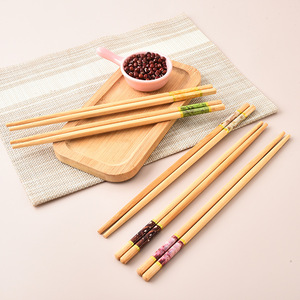 ตะเกียบไม้ไผ่ 10 คู่ ลายหินอ่อน กันลื่น สำหรับใช้ในครัวเรือน - Product Image 1