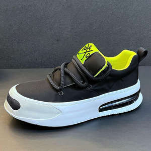 Men's High Quality Casual <b>Sneakers</b> Custom Square Head Breathable Rubber Insole for Running Basketball High Walking Style Shoes - Product Image 2