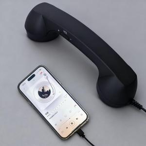 Téléphone <span class=keywords><strong>fixe</strong></span> filaire <span class=keywords><strong>de</strong></span> type C à branchement direct, style rétro, avec écouteur filaire et annulation active du bruit (ANC) - Product Image 6
