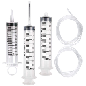 1000ml Grande Taille <span class=keywords><strong>Seringue</strong></span> Jetable En Plastique Aiguilles De Remplissage Gel Saucisse Boule De Neige Parfum Animal 5ml 500ml - Product Image 2