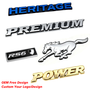 شعار سيارة مخصص من البلاستيك ABS، شارات للدراجات النارية، حروف معدنية من الألومنيوم، ملصقات، شعار ثلاثي الأبعاد بارز للسيارات، لوحة اسم - Product Image 4