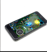 Joystick à ventouse pour jeux mobiles avec boutons de direction et application d'écran pour une compatibilité universelle