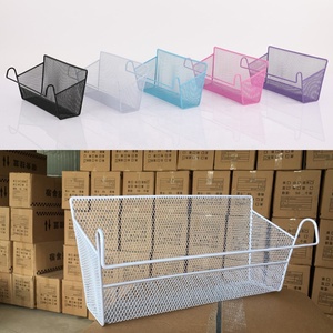 Paniers de rangement de chevet <span class=keywords><strong>lit</strong></span> de dortoir autre panier de rangement suspendu treillis métallique étagères d'angle de bureau boîtes de rangement organisateur - Product Image 2