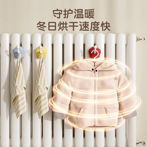 ตะขอแขวนโดปามีน ตะขอเดี่ยว วัสดุ ABS ราวตากผ้ากันลื่นสำหรับท่อทำความร้อน รับน้ำหนักได้ 2 กก. - Product Image 3