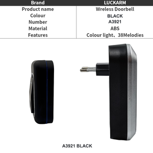 घर के लिए लंबी दूरी की वायरलेस कॉल के लिए दरवाजे की घंटी - Product Image 3