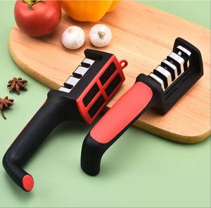 Affûteur de couteaux et ciseaux de cuisine à prix abordable, en céramique, tungstène et acier inoxydable, 4 et 3 étapes - Product Image 3