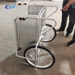 एल्यूमीनियम उद्यान केंद्र नर्सरी परिवहन वैगन तह गाड़ी - Product Image 4