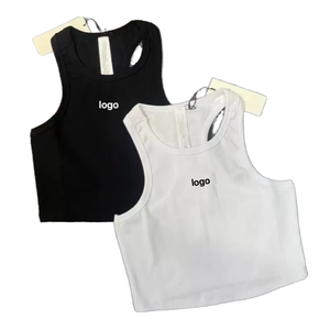 Camiseta Deportiva Casual de Yoga con Cuello en V, Manga Corta, de Nylon Acanalado, para Escalada en Roca, para Mujer - Product Image 1