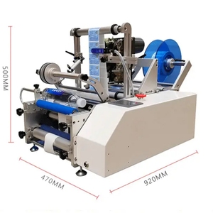 Étiqueteuse semi-automatique de bouteilles de bière et de vin rondes à double étiquette - Product Image 3