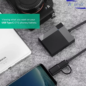 2 trong 1 USB Loại C OTG SD đầu đọc thẻ USB 3.0 HUB Adapter Sản xuất tại Trung Quốc - Product Image 5