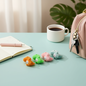 Portachiavi con strass a forma di dinosauro 10x12cm, ciondolo in peluche per borsa e portachiavi - Product Image 3