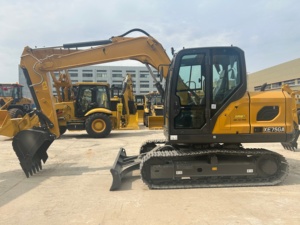 Brand New 75GA 7.5Ton Compact Crawler <b>Digger</b>, Reliable Excavator with Dozer Blade for Municipal Road Projects - Product Image 2