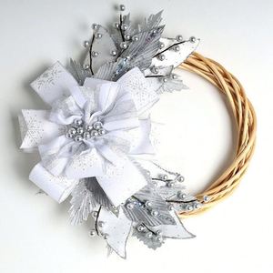 New <b>Christmas</b> Door Hanging Decor, Wreath for Xmas Holiday Scene <b>Decoration</b> - Product Image 2