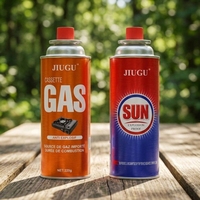 Cartouches de gaz butane mini portables en métal, vente en gros directe d'usine chinoise, charbon de bambou pur à 99%, 220g 227g 230g pour l'extérieur