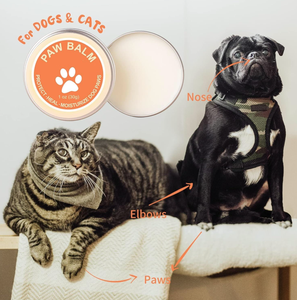 Baume Naturel Personnalisé pour Pattes d'Animaux, Cire Protectrice pour Pattes, Protection des <span class=keywords><strong>Coussinets</strong></span> Nasaux et des Pattes pour Chiens et Chats, Hydratant et Cicatrisant, Vente Directe Usine - Product Image 1