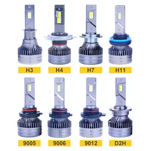 Luz LED Canbus para coche, Kit de bombillas O3 de 12V y 68W, H4, H7, H1, H3, H4, H7, H11, 9005, 9006, 9007, 9012, D2H, 68W, 12000LM