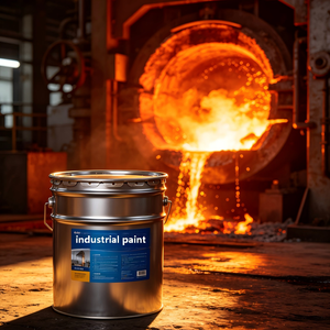 Peinture industrielle isolante thermique à base d'eau pour tuyaux, protection contre la chaleur humide à haute température - Product Image 1