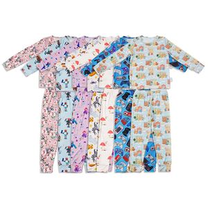 ชุดนอนเด็กไม้ไผ่ออแกนิกพิมพ์ลายชุดนอนเด็กแบบปรับแต่งได้ - Product Image 1