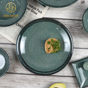 Assiette Moderne en Céramique Résistante à la Chaleur de 9 Pouces pour Pizza, Salade, Dessert – Vaisselle de Restaurant - Product Image 1
