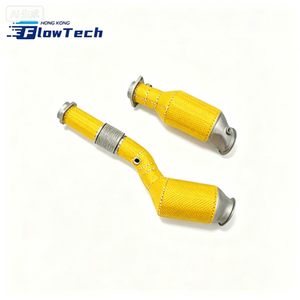 ท่อดาวน์ไปป์สแตนเลส T304 พร้อมเคลือบกันความร้อนแบบกำหนดเองสำหรับ BMW G8X M2 M3 M4 S58 3.0T – มีหลายสีให้เลือก - Product Image 5