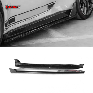 Jupes latérales de voiture en fibre de carbone sèche de style Te-chart de qualité supérieure pour Porsche 911 992 SD - Product Image 1