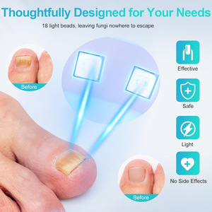 Appareil portable de nettoyage des ongles à séchage rapide, lampe UV LED double lumière en forme de croissant pour manucure, séchoir à ongles pour mains et pieds - Product Image 6