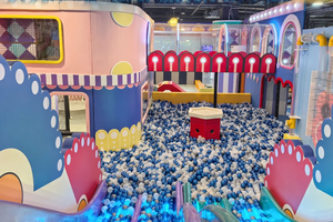 Parc d'attractions intérieur à thème monde marin à prix abordable pour enfants avec piscine à balles et toboggans - Product Image 5