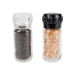 Wholesale Kitchen Salt and Pepper Shaker 90ml Glass Spice Bottle
