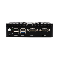 Eglobal Intel Celeron J4125 Mini Desktop PC New Win10 1VGA 1HD 1080P Dual Display Fanless 4USB Business Palm Computer