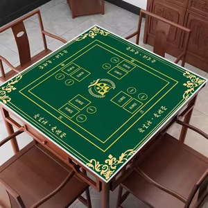 Tapis de jeu Mahjong personnalisé Tables de voyage carrées Ma Jiang Tiles Tapis de poker domestique avec support en caoutchouc - Product Image 2