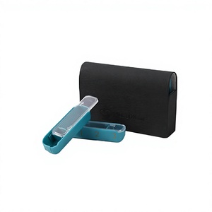 MENGYI WSD-B28 Weekly Portable ABS <b>Pill</b> <b>Case</b> with PU Leather Bag 21 Grids Medicine Holder <b>for</b> Outdoor Use - Product Image 4